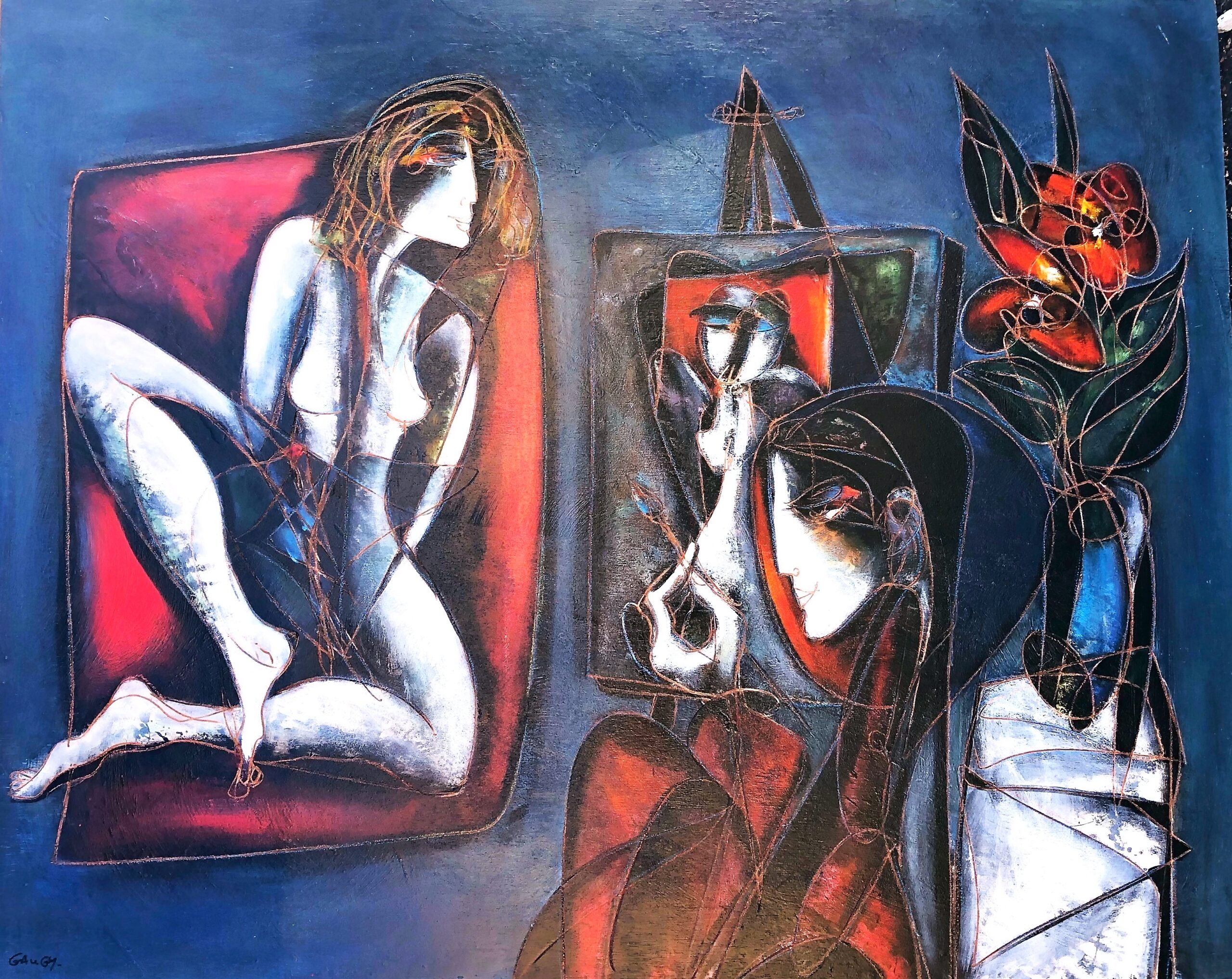 Gaugy Gallery in Santa Fe, New Mexico - fine art gallery on Canyon Road